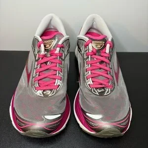 Brooks Shoes Brooks Transcend Womens Running Shoes Gray Pink